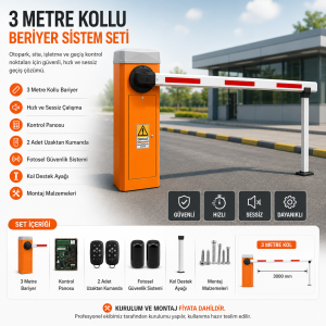 3 Metre Kollu Bariyer Seti