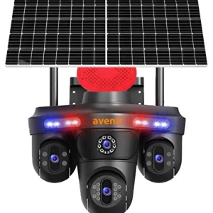 AVENİR AV-S439 3 Lens Solar 4G PTZ Güvenlik Kamerası