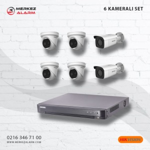 Hikvision 6 Kameralı Set